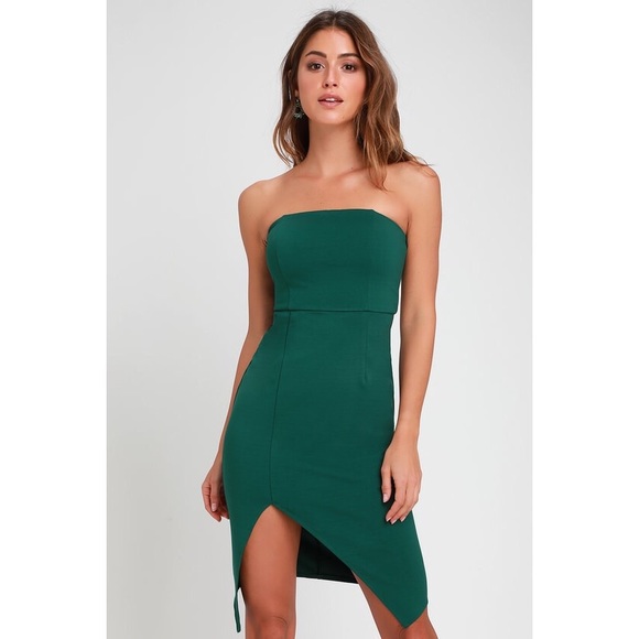 🆕 STRAPLESS BODYCON DRESS - Picture 2 of 3